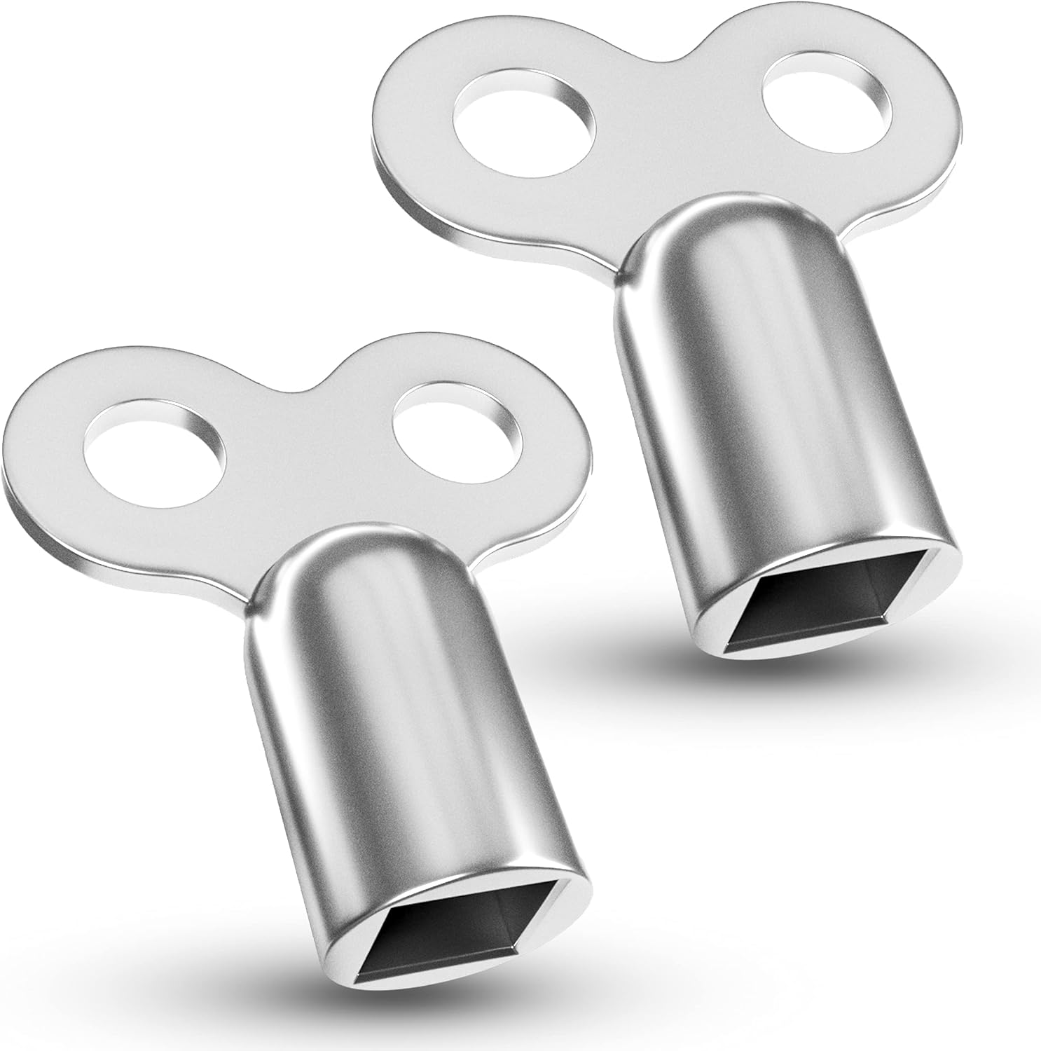 2er set Entlüftungsschlüssel | Heizkörper | robust | Universal Entlüfter für alle Heizungen/Heizkörper Entlüftungsschlüssel mit hochwertiger Zink radiator key heating Heizung entlüften Schlüssel