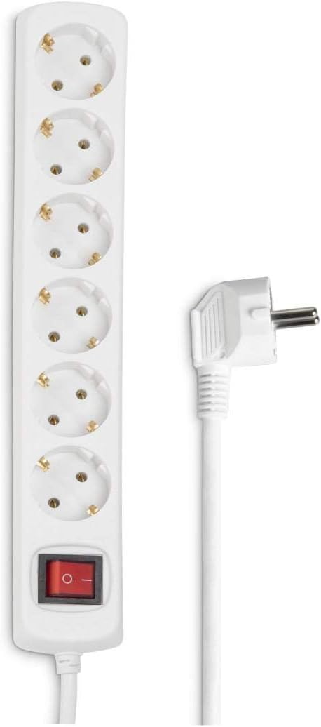 Hama Steckdosenleiste 3-Fach, Kabel 1,4m, GS geprüft