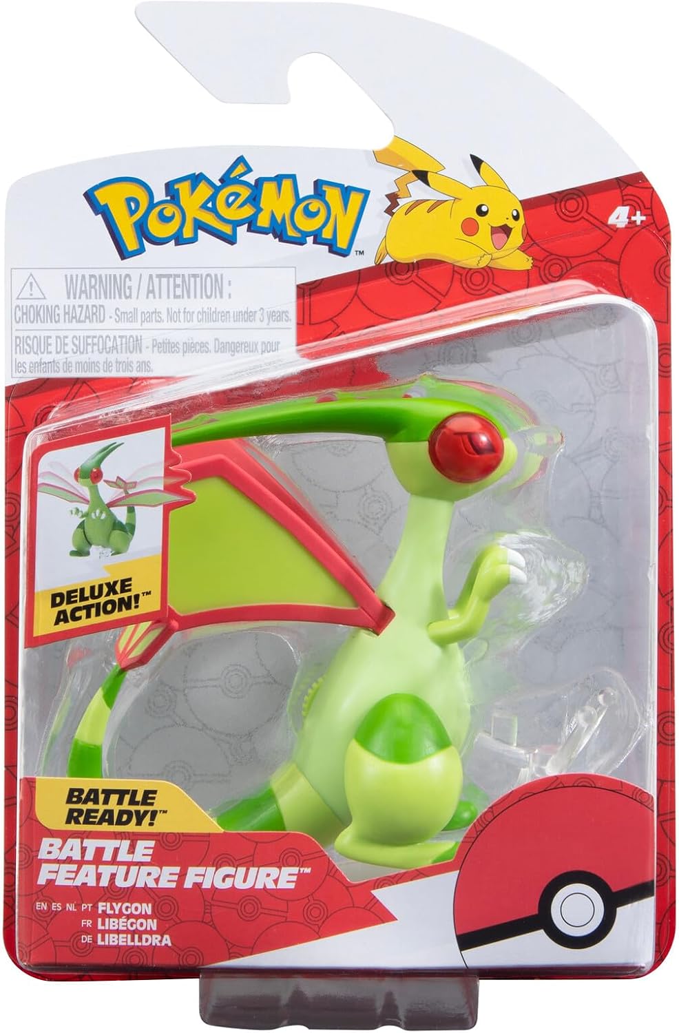 Pokémon PKW3035 - Battle Feature Figure - Turtok, offizielle bewegliche Figuren, 11,5 cm