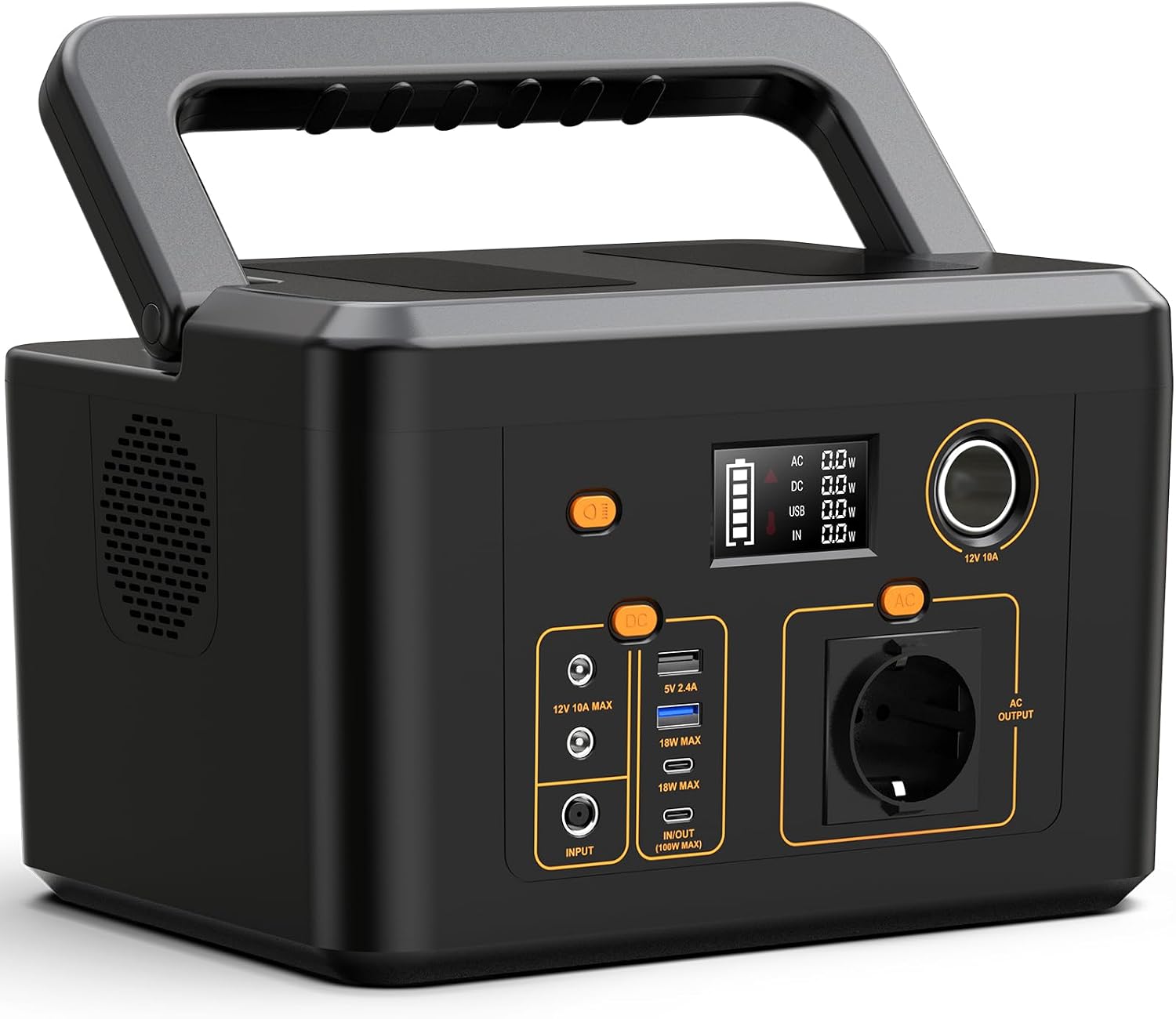 SinKeu Tragbare Powerstation 600W,448Wh LiFePO4 Solargenerator