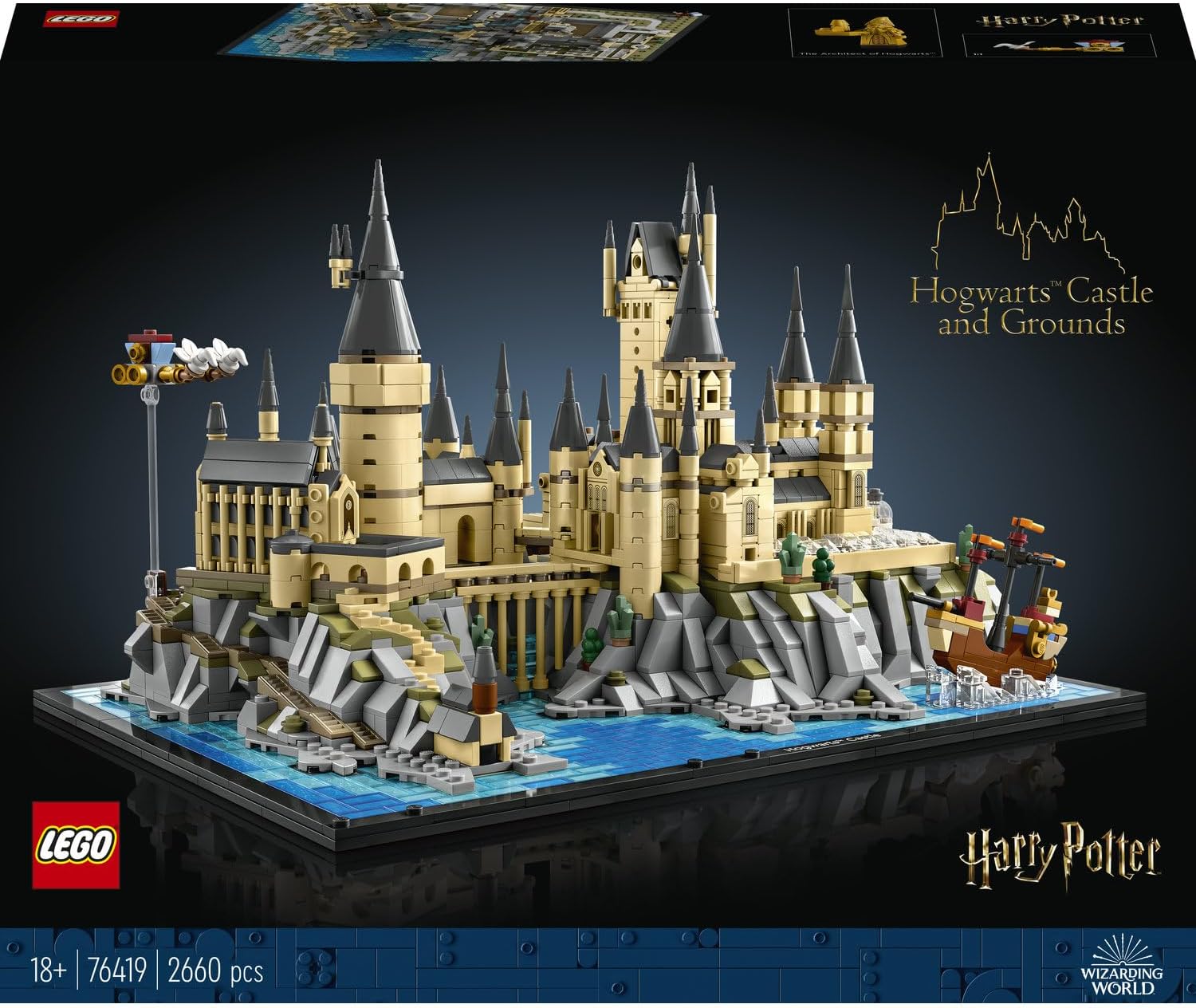 LEGO Harry Potter Schloss Hogwarts mit Schlossgelände 76419
