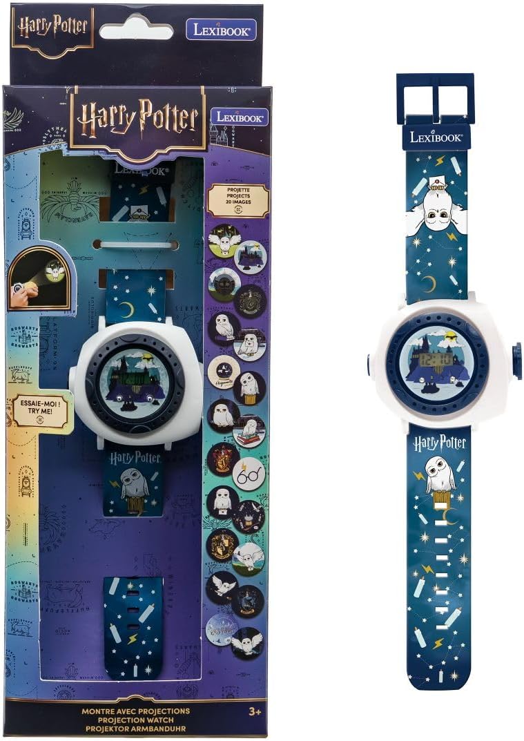 Lexibook, Harry Potter Hedwig, Projektionsuhr, DMW050HP1LXB