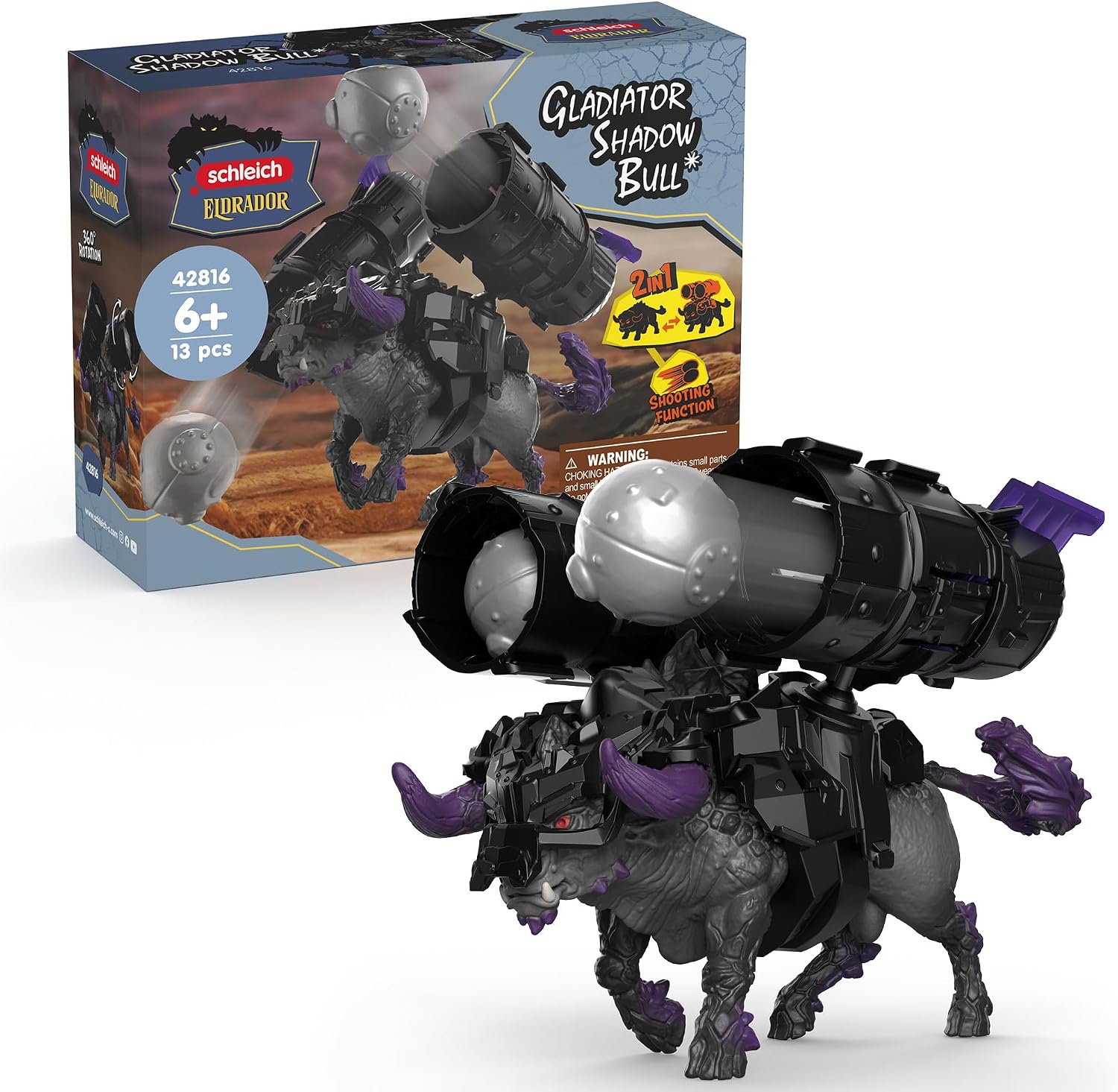 schleich ELDRADOR | Schattenstier 42816 | Spielset ab 6 Jahren | 13 Teile
