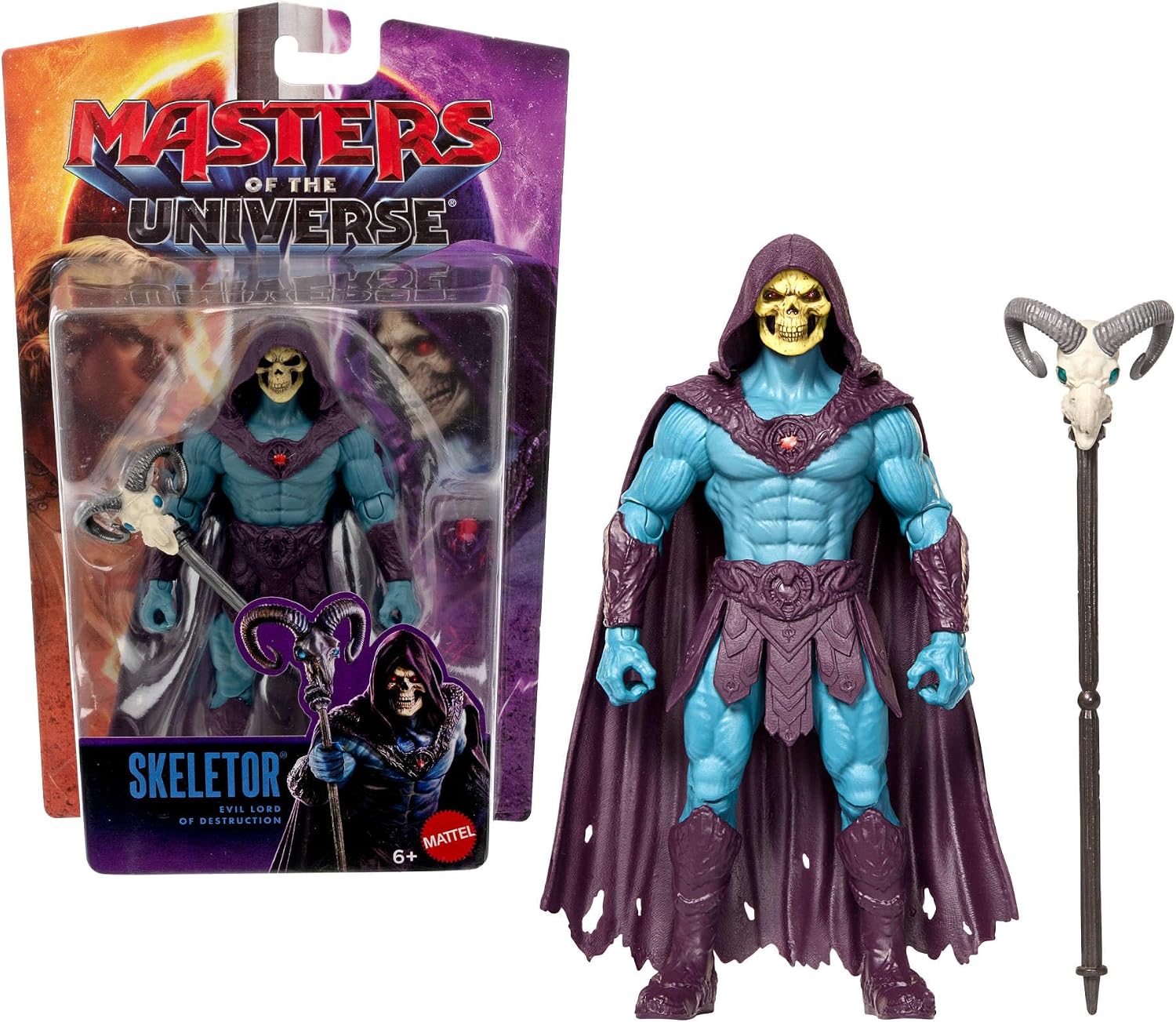 Masters of the Universe 2026 Movie Skeletor Actionfigur, 14 cm