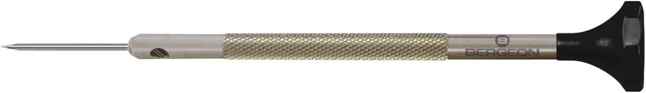 Bergeon Schraubendreher 30081-100, aus Inox, mit Edelstahlklinge, 1,0 mm, ergonomisch