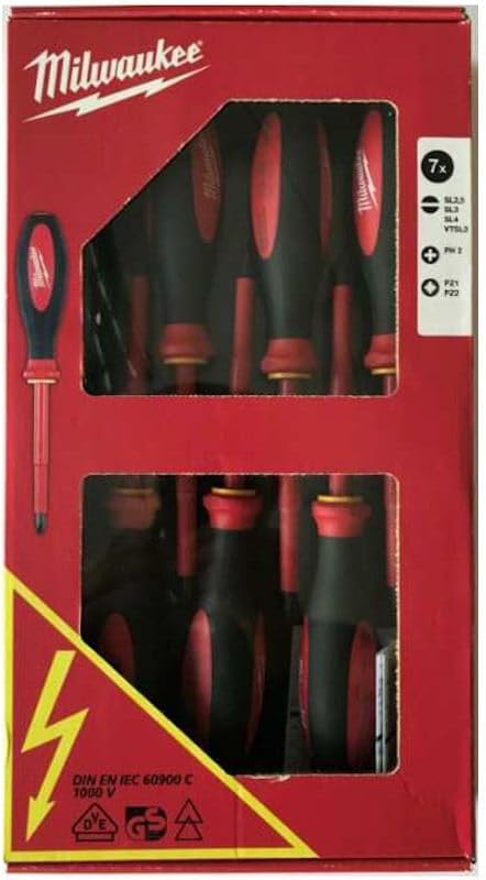 Milwaukee MW4932464067 Schraubendreher-Set, rot