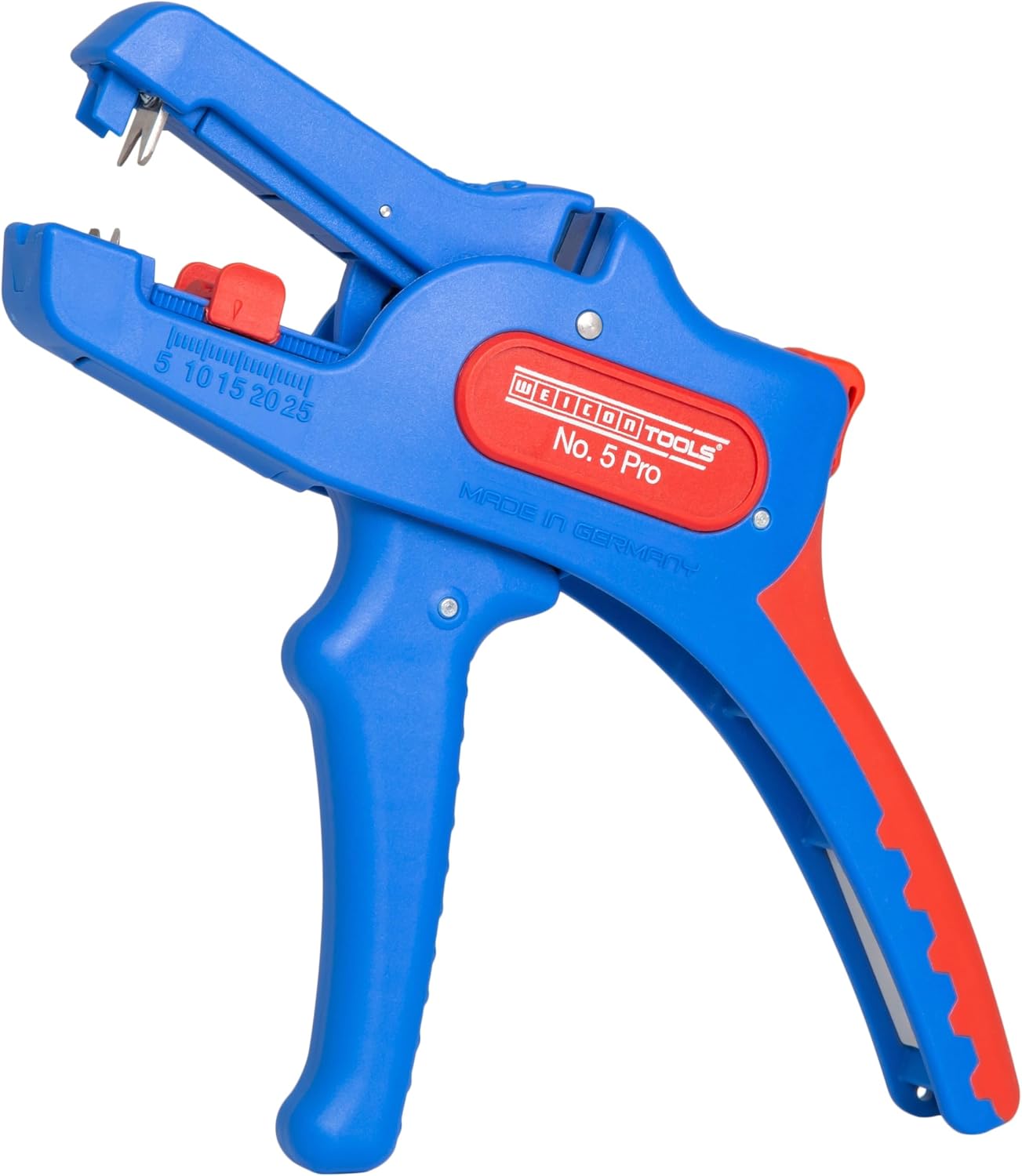WEICON TOOLS Automatische Abisolierzange No. 5 Pro, Abisolierer für Kabel von 0,2 - 16 mm², Seitenschneider, Made in Germany