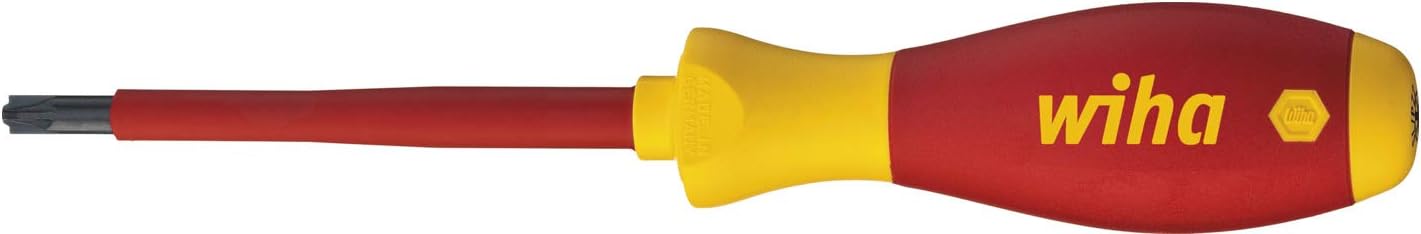Wiha Schraubendreher SoftFinish® electric PlusMinus/Pozidriv (30701) SL/PZ2 x 100 mm VDE geprüft, stückgeprüft, ergonomischer Griff für kraftvolles Drehen, Allrounder für Elektriker