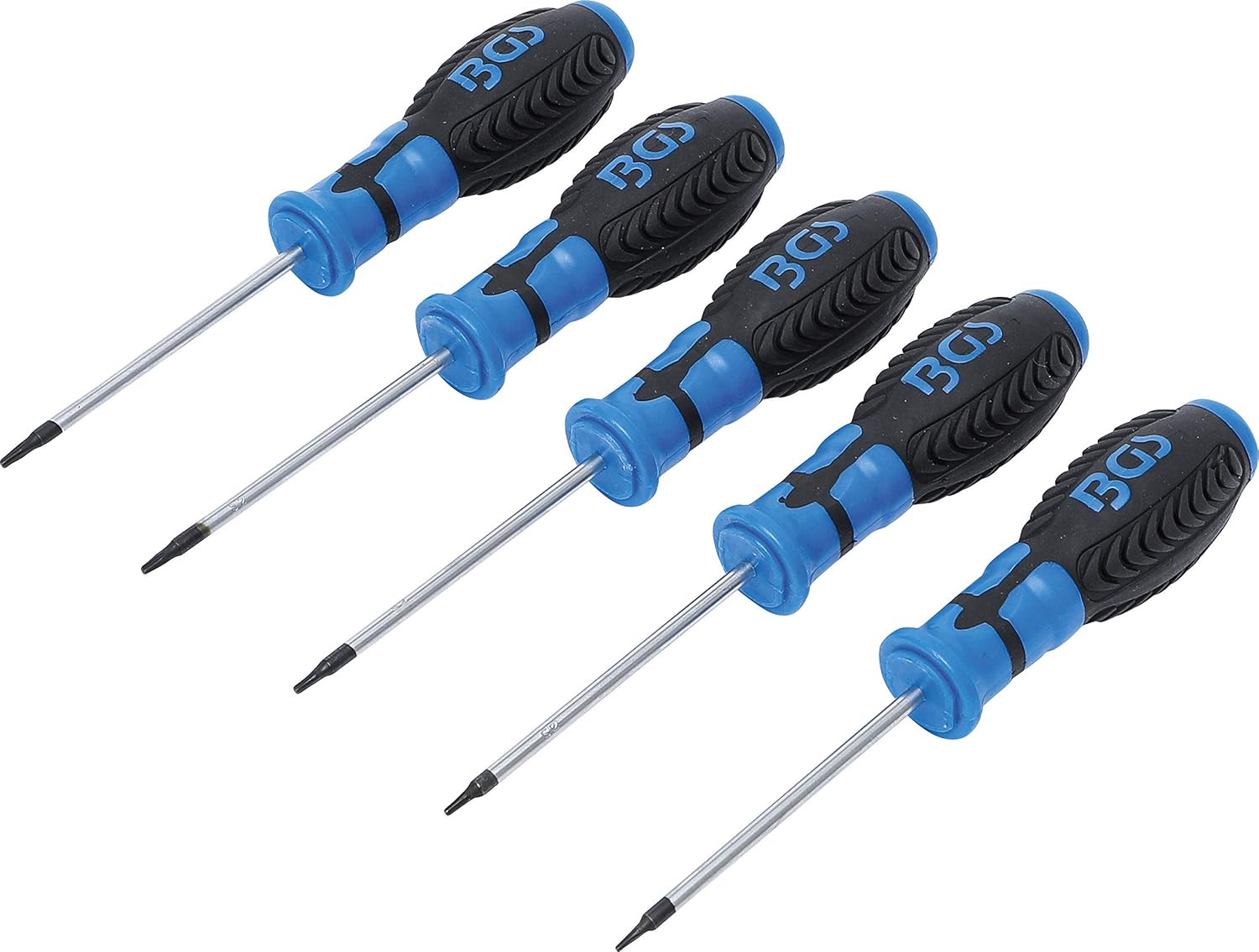 BGS 6826 | Schraubendreher-Satz | T-Profil (für Torx) mit Bohrung | 5-tlg.