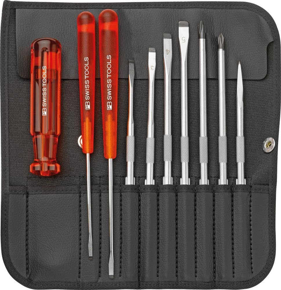 PB Swiss PB schroevendraaierset in etui 10-dlg