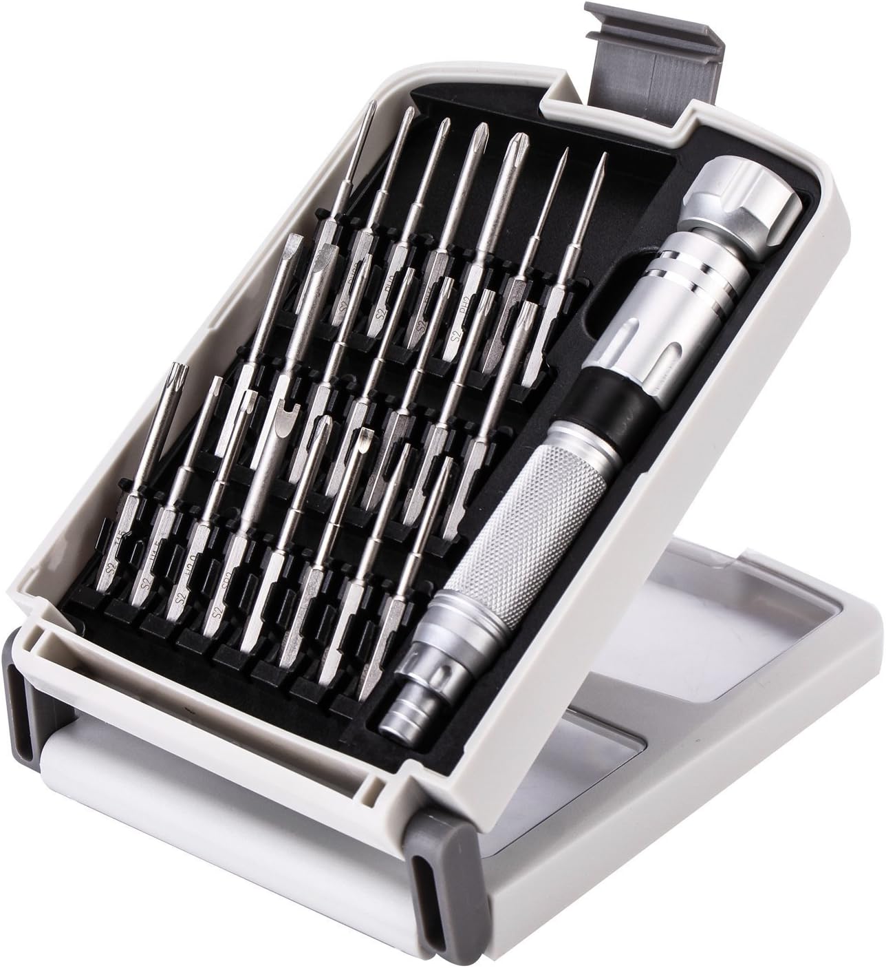 Precision Tools Präzisions-Schraubendreher-Set Reparatur-Set für Smartphone, Elektronik, Laptop und andere Geräte, 23-teilig