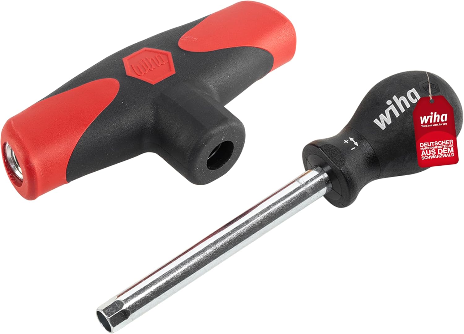 Wiha einstellbarer Drehmoment-Schraubendreher mit Quergriff TorqueVario®-S Tplus 5-14 Nm, hörbares Klicksignal beim erreichen des Drehmomentwerts(29233)