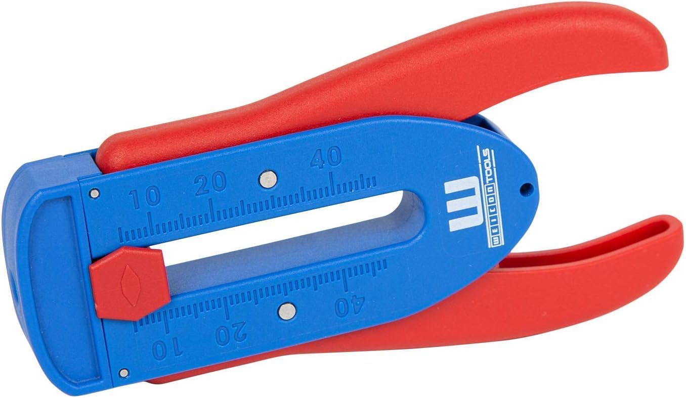 WEICON TOOLS Präzisions-Abisolierer S, Abisolierzange für feine Drähte & Litzen von 0,12 - 0,8 mm, Made in Germany
