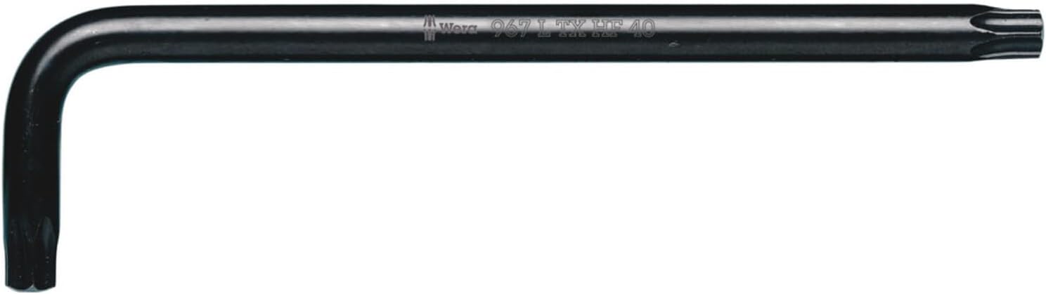 Wera 967 L TORX HF Winkelschlüssel, BlackLaser, TX 10, Länge 85 mm