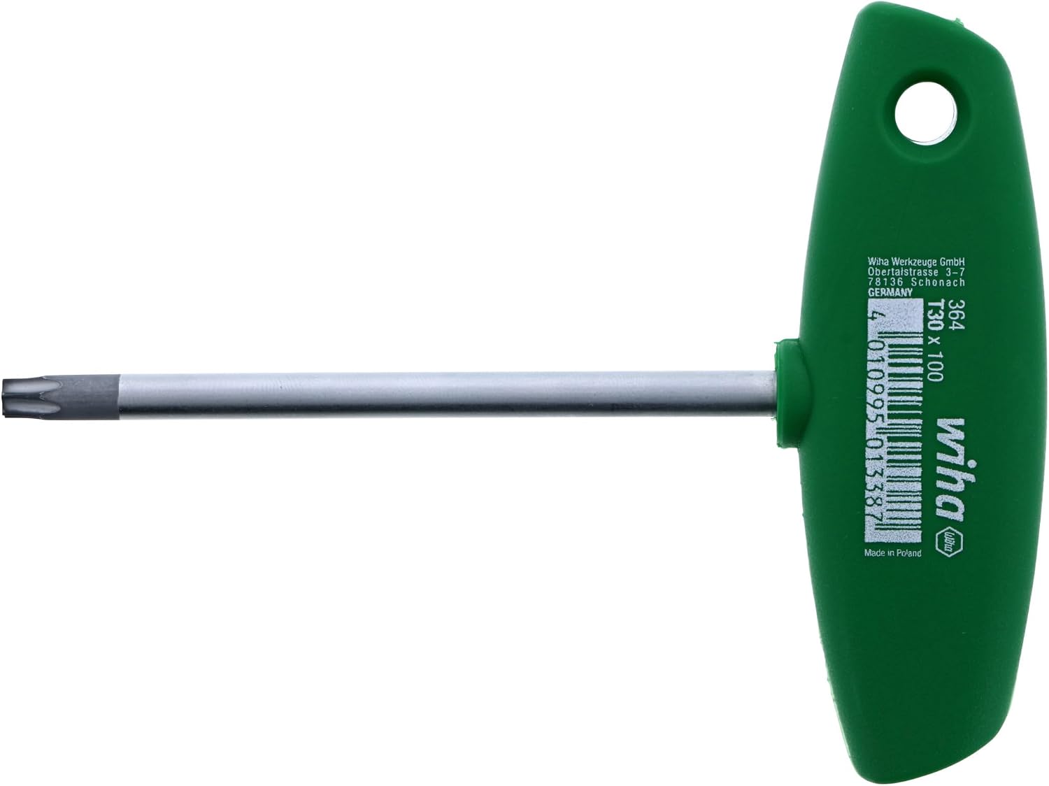 Wiha 36435 Torx T-Handle Ergo Grip, T30 x 100mm by Wiha