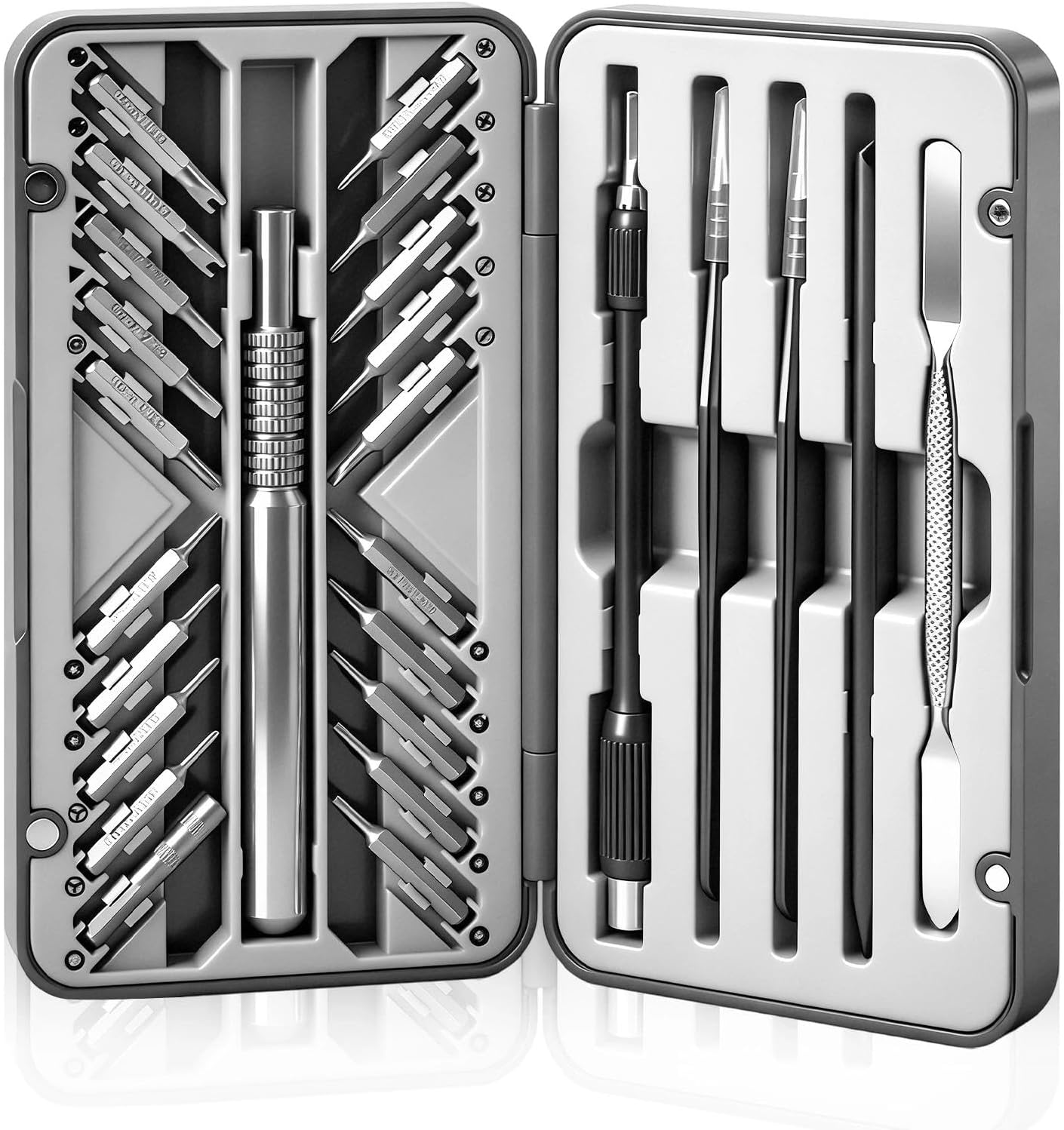 Feinmechaniker Schraubendreher Set, Grau, 26-in-1