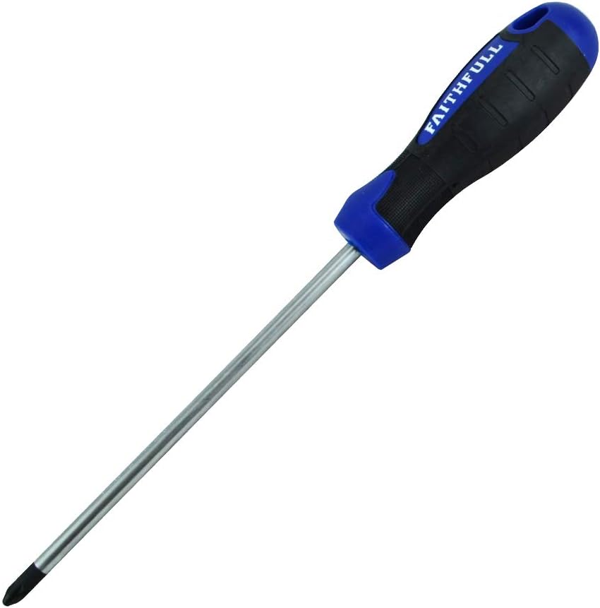 Faithfull - Pozidriv Soft-Grip-Schraubendreher 2PZ x 150mm - FAISDPZ2150
