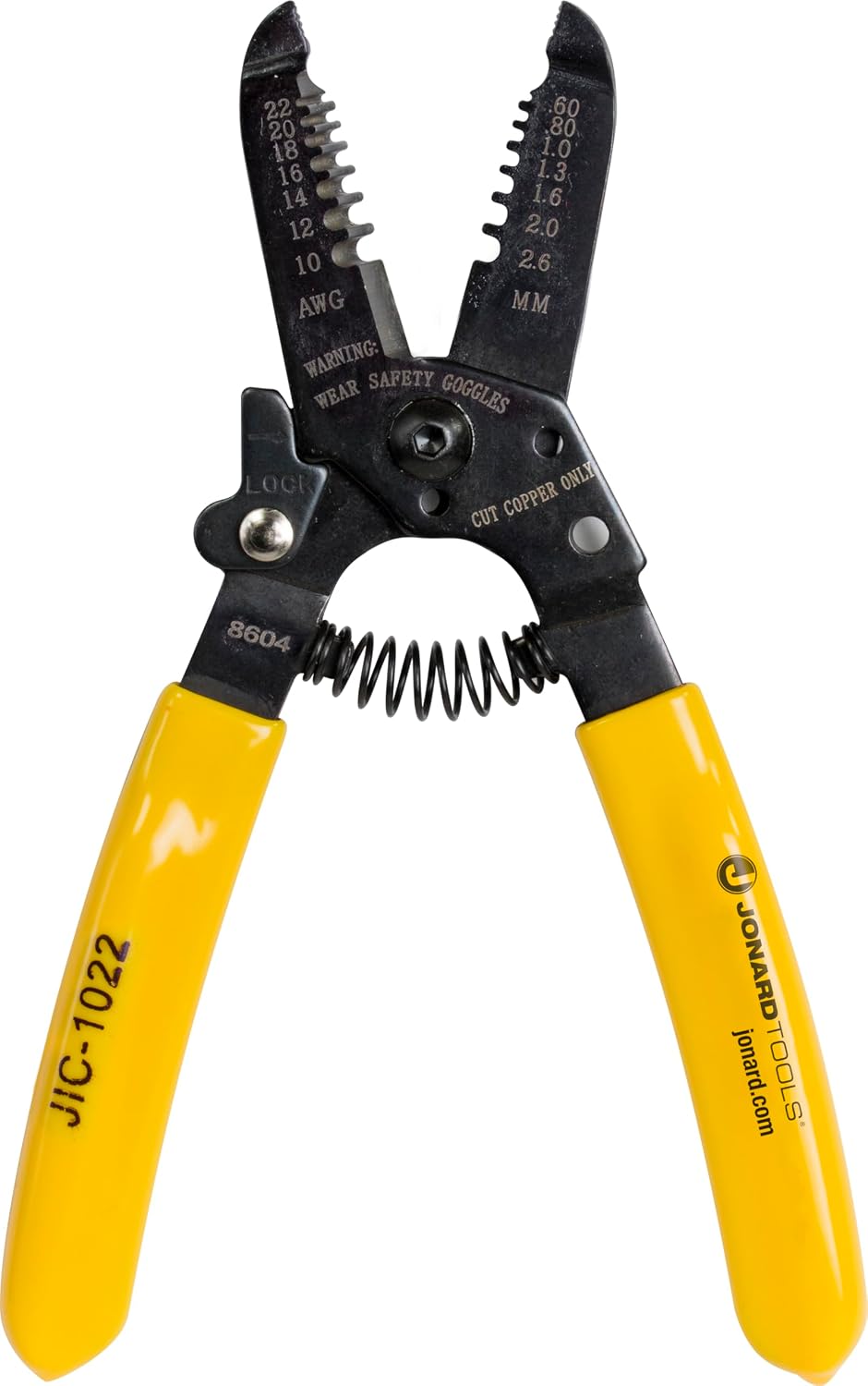 Jonard Tools JIC-1022 AWG Abisolier- und Abschneidemaschine, 6-3/4 Zoll lang
