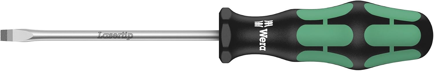 Wera 334 Schlitz-Schraubendreher ̶ Werkstattklinge, 1.2 x 6.5 x 200 mm, 05007621001, farbe, size