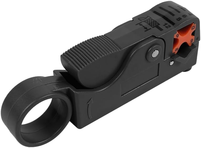 Rotierendes Abisolierwerkzeug für Koaxialkabel - 1 Stück, für RG6/RG59/62/RG58