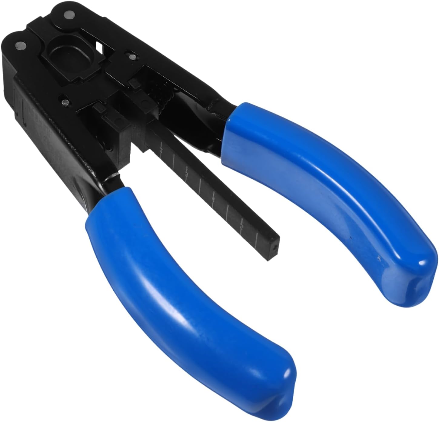 Uonlytech Kleiner Glasfaser Abisolierer aus Stahl und Pu für Professionelle Glasfaser und Verbundkabel Robustes Kabelabmantelungswerkzeug für Präzises Abisolieren im Handwerk