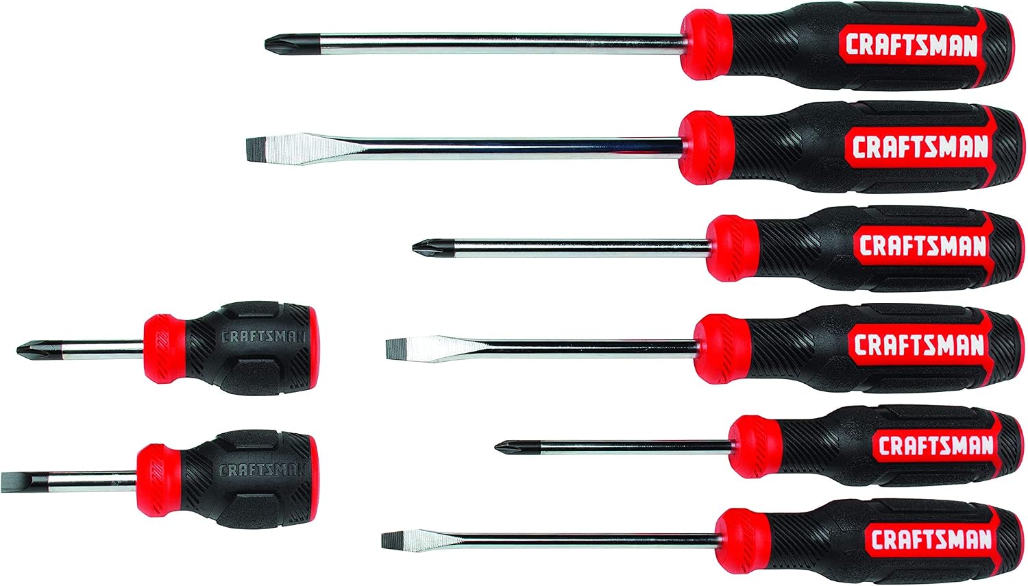 CRAFTSMAN Schraubendreher-Set, Bi-Material, 8-teiliges Set (CMHT65075N)