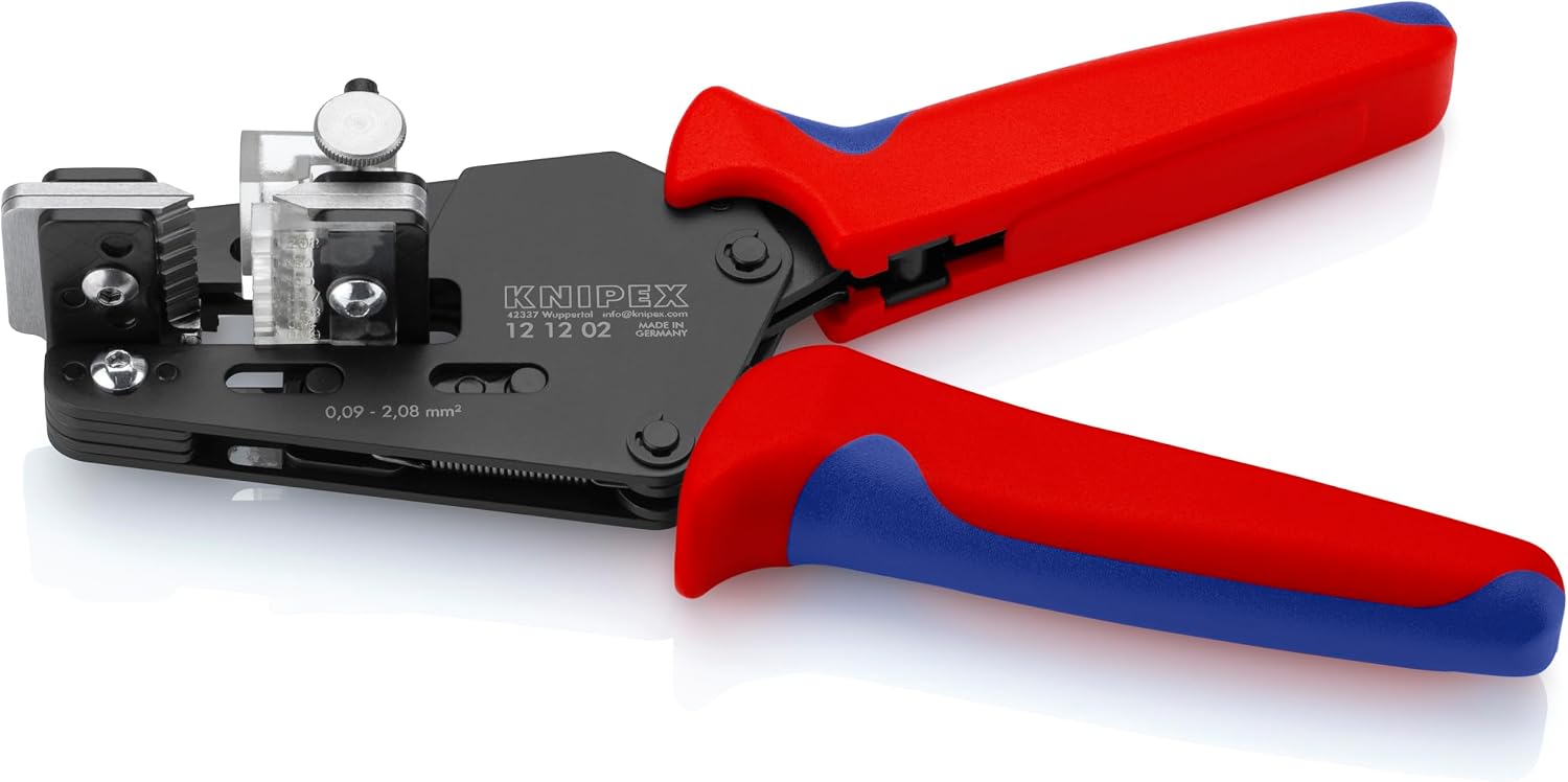 KNIPEX Präzisions-Abisolierzange mit Formmessern, 12 12 02