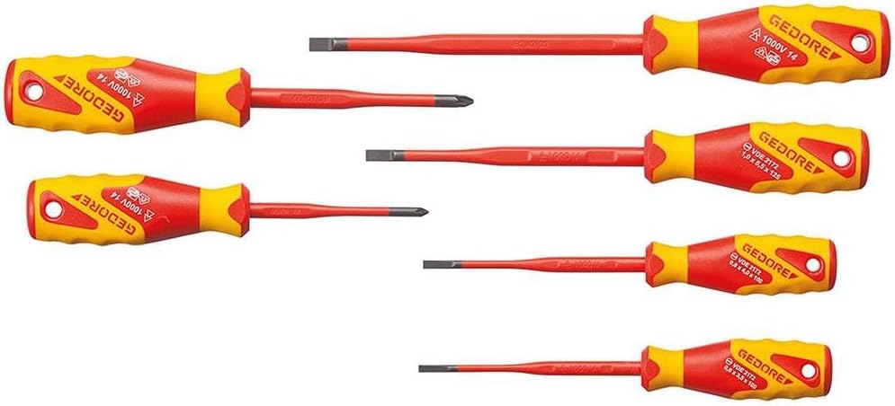 GEDORE 2162-2172 PZ-06 VDE-Schraubendreher-Satz Slim Drive, 6-TLG, VDE 2162-2172 PZ-06