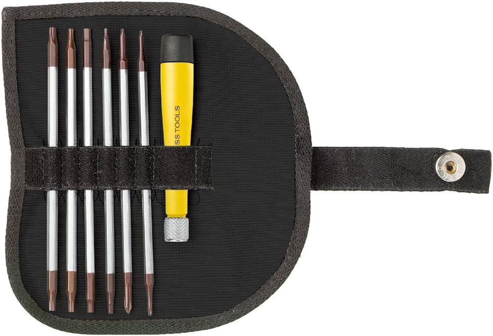 PB Swiss Tools Elektronik-Schraubendreher-Satz ESD mit Wechselklingen 7-teilig
