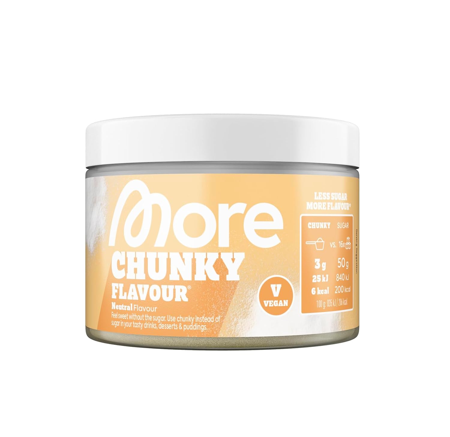 MORE Chunky Flavour, Vanilla Perfection, 150 g, vegan