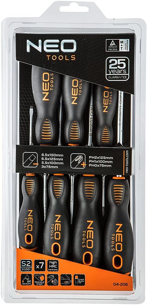 NEO TOOLS Schraubendreher-Set 7-tlg