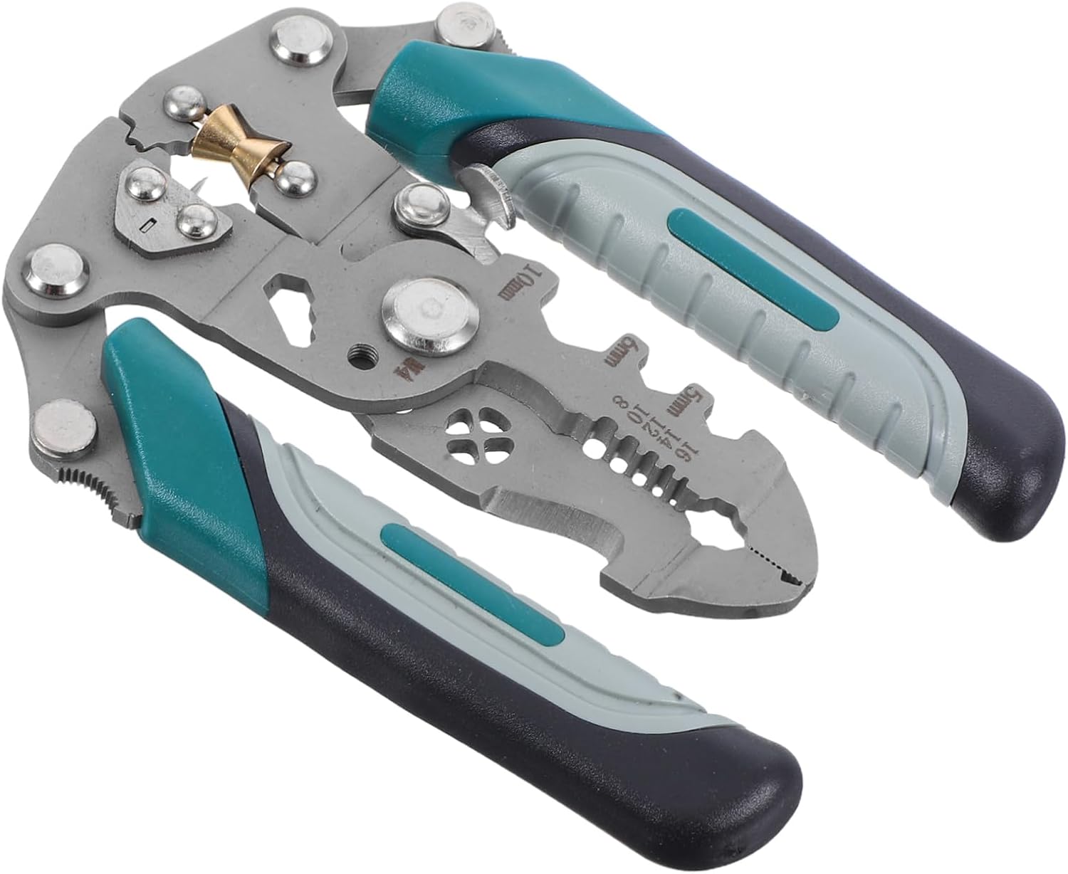 Mehrzweck Abisolierzange, Faltbar, Metall, Ergonomischer Griff