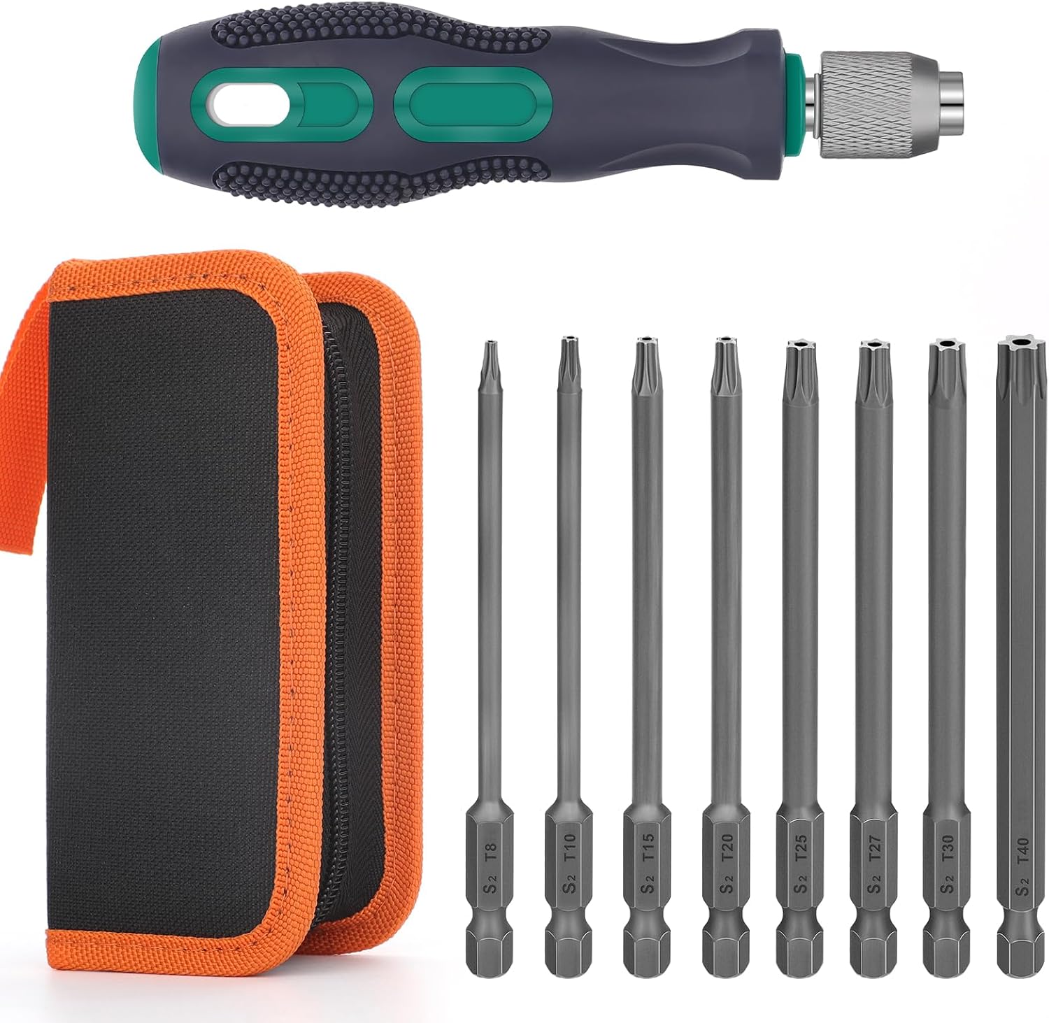 Torx Schraubendreher Set, Bithalter mit Oxford Werkzeugtasche