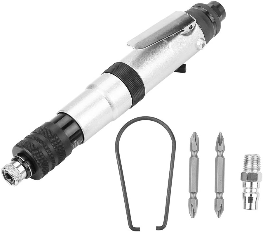 1/4 Zoll Druckluft Schraubendreher 1000 U/min umkehrbarer pneumatischer mini Schraubendreher KP 834C Haltegriff Reparatur Tool Kit