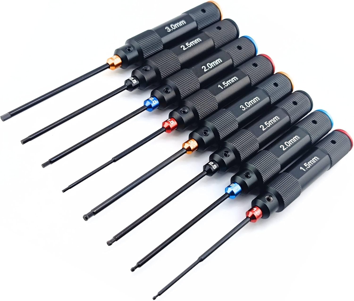 Schraubendreher Set 8tlg Innensechskant 1,5mm 2mm 2,5mm 3mm - rcbay