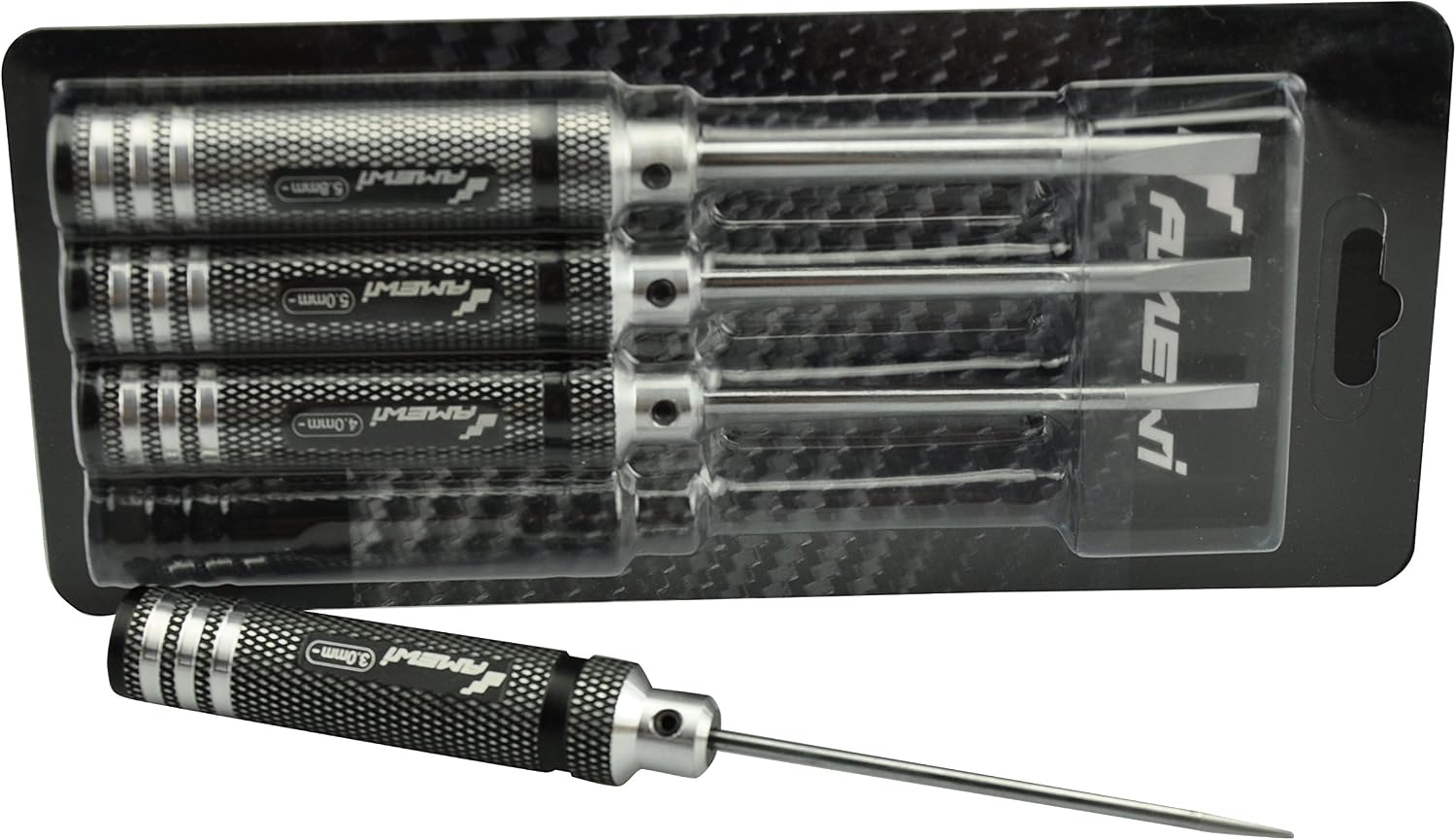 Amewi 28852 - Schlitz Schraubendreher, Fahrzeug, 4 Stück