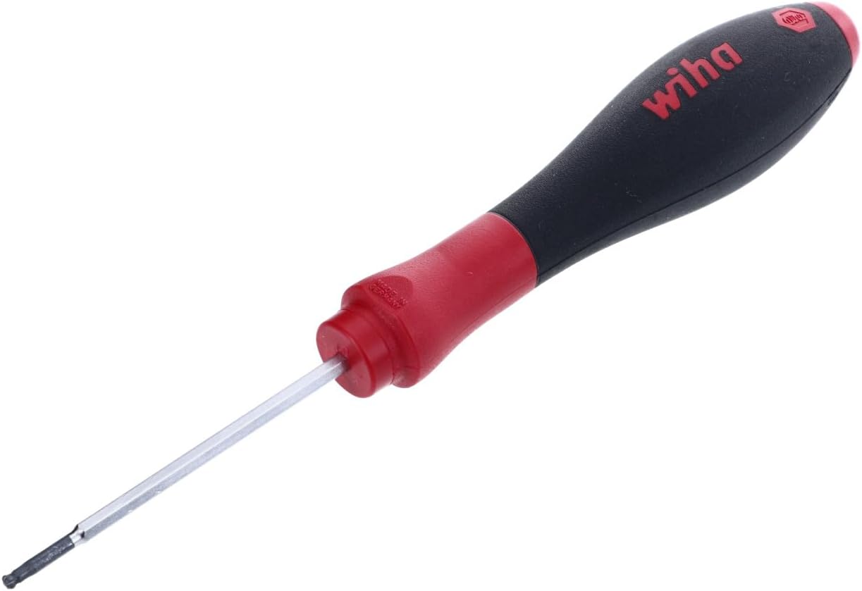 Wiha 36216 Ball End Torx Screwdriver with SoftFinish Handle, T9 x 60mm by Wiha