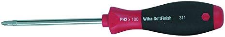 SoftFinish Ergonomischer Kreuzschlitz-Schraubendreher mit gepolstertem Griff, #2 x 21,4 cm lang