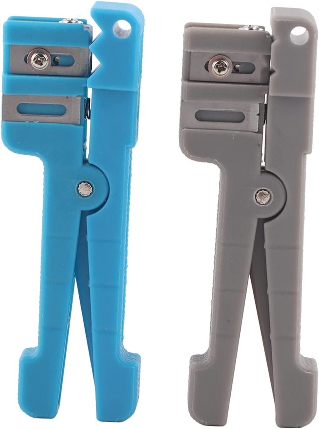 LWL-Stripper, 45-163 45-162 LWL-Mantel-Stripper Koaxialkabel-Abisolierwerkzeug Kabelschneider-Crimper Zum Abisolieren von Simplex-Fasern und Einer Vielzahl von Glasfaserkabeln(45-162+45-163)