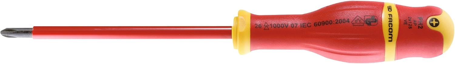 Facom - Tournevis PROTWIST isolé 1000V Phillips Cruciforme PH2- 6 x 125 mm