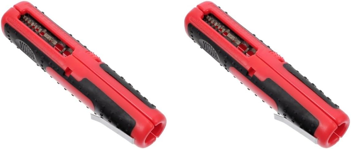 Mikikit 2stücke Tragbarer Multifunktions-abisolierer Für Kabel Automatischer Stift-abisolierer Für Elektriker Und Techniker Für Heimwerker Und Industrielle Anwendungen