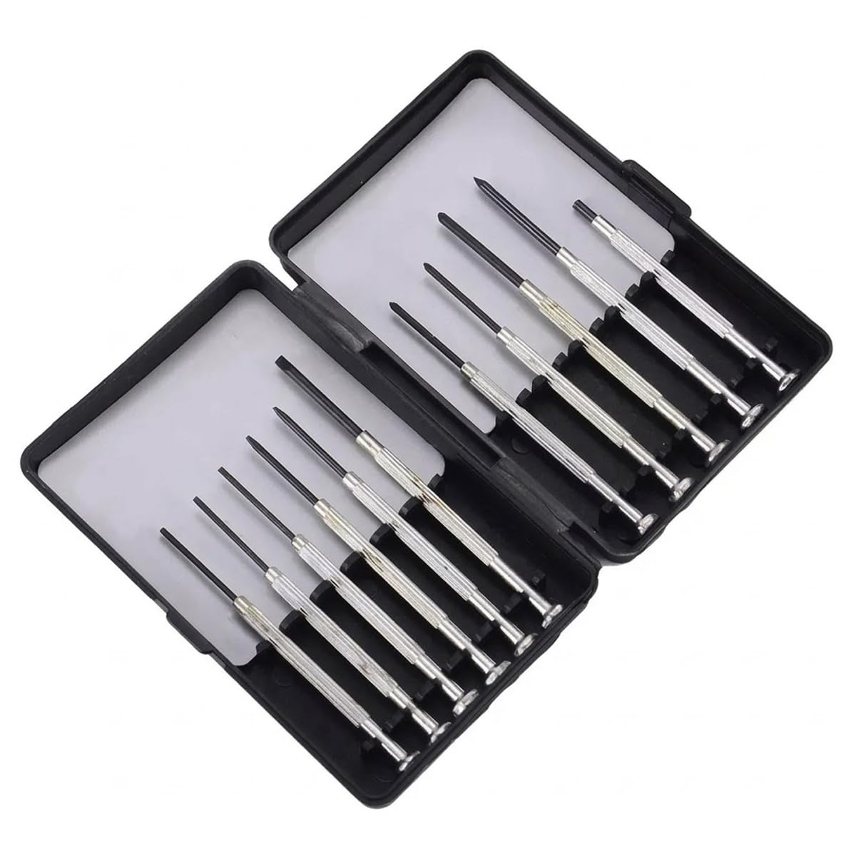 1 Set 11-in-1 Mini Schraubenzieher Set mit Magnetspitze, Präzisionswerkzeug Feinmechanik für Brillen Reparatur, Kleiner Schraubendreher für Uhr Handy Elektronik, Brillenschraubenzieher Kit