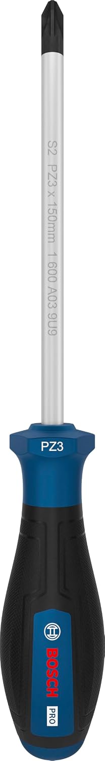 Bosch 1x PRO Schraubendreher PZ3 x 150 mm (Länge 265 mm,)