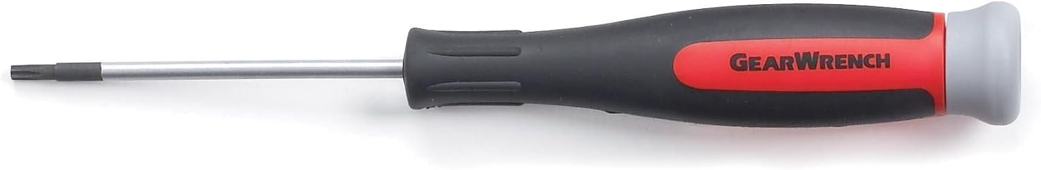 GearWrench 80041 T9 x 60 mm Torx Mini Dual Material Schraubendreher, Schwarz