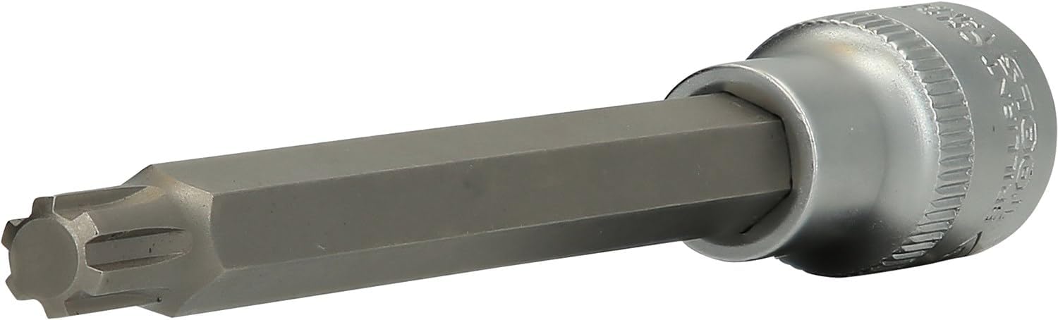 BRILLIANT TOOLS BT022741 1/2 Zoll Bit-Schraubendreher, RIBE, 140mm, M 9 [Powered by KS TOOLS]