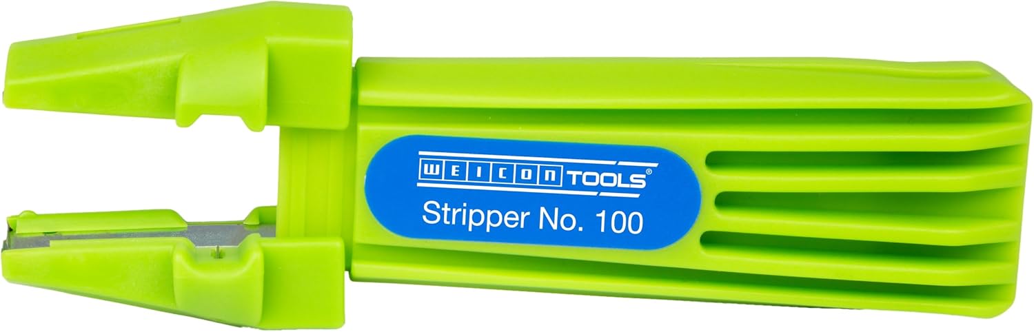 WEICON TOOLS Stripper No. 100 Green Line; Multifunktions-Abisolierwerkzeug von 0, 5-16 mm² / 4-13 mm Ø, Grün