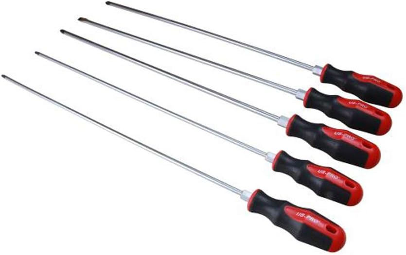 US PRO 5 extra lange Schraubendreher Set 450 mm b1534