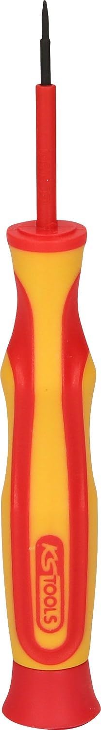 KS Tools 500.6138 Isolierter Präzisions-Schlitz-Schraubendreher, 1,5mm