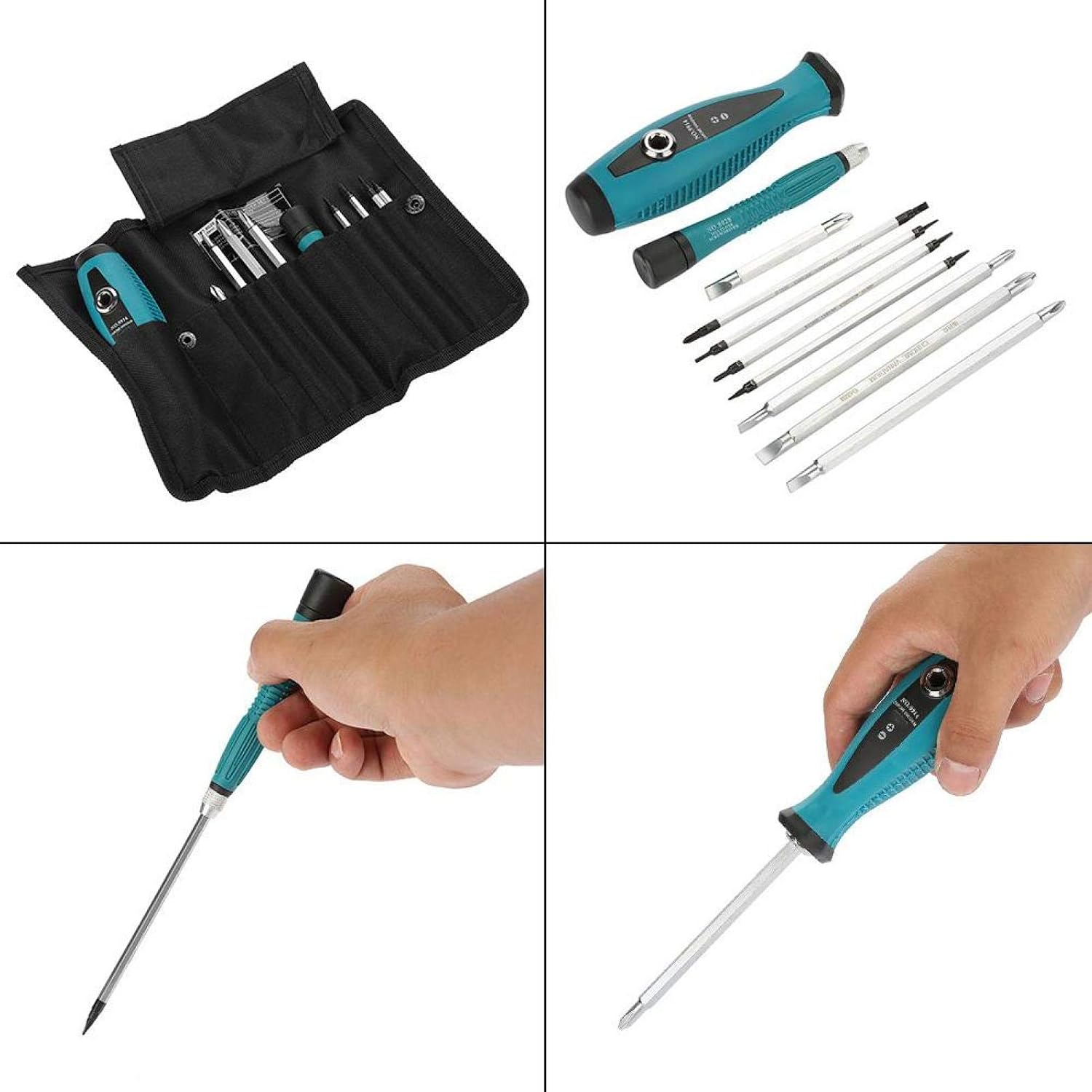 10 Stück langlebiges Schraubendreher Set Magnetisches Schraubendreher Set Schlitzkreuz StarScrewdriver Set Haushaltsgeräte Reparatur Multifunktions Handwerkzeug für kleine elektronische Produkte