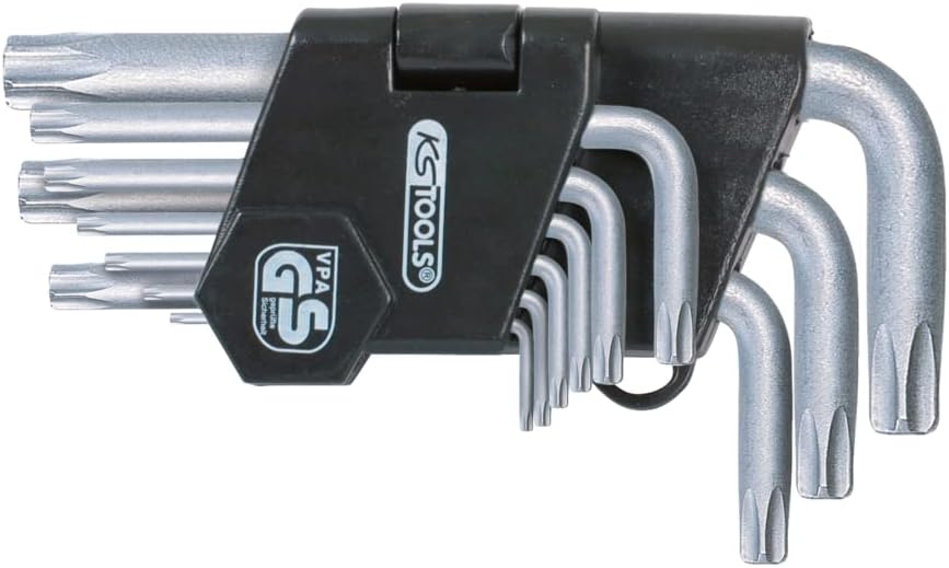 KS Tools 151.2360 Schraubendreher-Set, 9-teilig, kurz, Torx – praktisch und einfach zu bedienen – Werkzeug für Heimwerker und Profis
